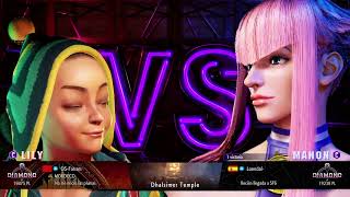 Street Fighter 6  Manon vs Lili  RANKED MATCH PS4 [upl. by Baxie821]