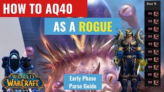 How to DPSParse as a ROGUE in AQ40 Early Phase Guide [upl. by Bleier657]