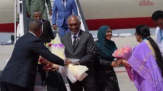 The President and First Lady arrived in Bangalore India [upl. by Marquez]