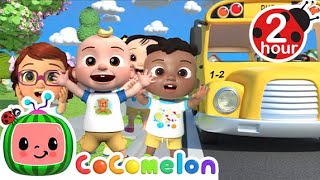 Wheels on the Bus  2 HOUR CoComelon Nursery Rhymes [upl. by Turmel]