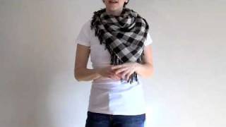 Kerchief Scarf Tutorial [upl. by Emse]