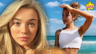 Gymnast Olivia Dunne tumbles like a mesmerizing mermaid on Floridas sunkissed beaches [upl. by Jarlen]