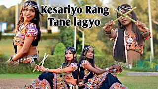 Kesariyo Rang Tane lagyo редред Navratri Special редред Dance Cover редред Pihu amp Sizzu редред Shoot  DJ Rakesh редред [upl. by Yorle]