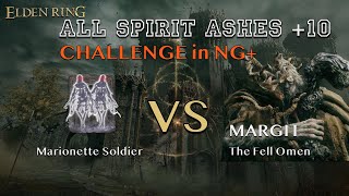 【CHALLENGE in NG】Marionette Soldier vs MARGIT【All Spirit Ashes10】 [upl. by Artined]