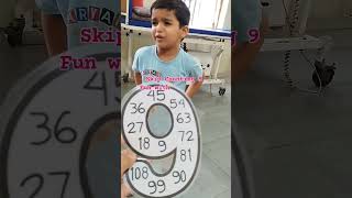 Skip counting is now Aryans favorite math game thanks to fun DIY tool growsmartc̅aryan fun [upl. by Binnings]