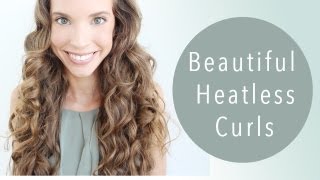 HOW TO HEATLESS CURLS With flexi rods [upl. by Enelyar]