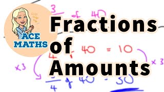 KS3 Maths  Finding Fractions of Amounts [upl. by Isabelle990]