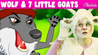 Wolf and Seven Little Goats  Wolf and Three Rabbits  سوتے وقت کی کہانیاں  Urdu Fairy Tales [upl. by Ayn]