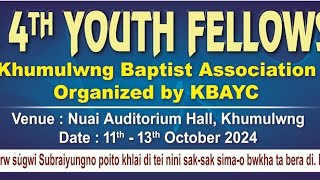 DAY  1  WELCOME SERVICE  4TH YOUTH FELLOWSHIP  KBA [upl. by Smart]