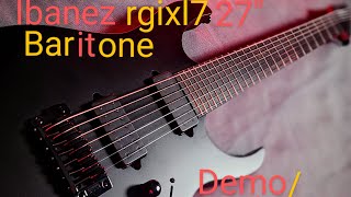 ❗️Ibanez rgixl7❗️demo review ibanez 7string baritoneguitar jesuslovesyou metal djent thrash [upl. by Landing539]