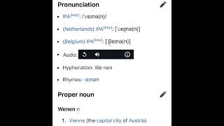 If I understand the name Wenen here’s the correct pronunciation of Wenen [upl. by Nnyrb]