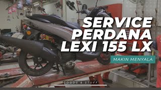 SERVICE PERDANA LEXI 155 LX yamaha lexi155lx [upl. by Inessa705]