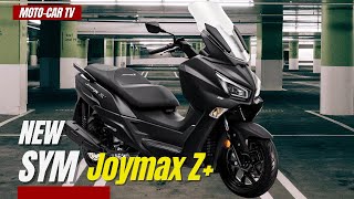 New SYM Joymax Z New Design More Comfort  MOTOCAR TV [upl. by Algernon671]