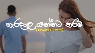 හැරදාලා යන්නට තරම් Haradala Yannata Tharam  Slowed and Reverb  Oshani Sandeepa [upl. by Obla]