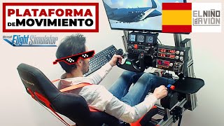 PLATAFORMA DE MOVIMIENTO NjMotion  PROTOTIPO para Flight Simulator 2020 ✈️ by ElNinoDelAvion 🇪🇸 [upl. by Nabroc700]