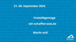 Freiwilligentage 2024 in Viernheim [upl. by Yrome]