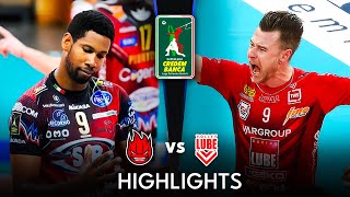 Perugia vs Lube  Highlights  Superlega Round 14 [upl. by Eittol]