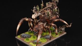 How to paint Arachnarok Spider  Warhammer Fantasy Battle  BuyPainted [upl. by Itsrejk]