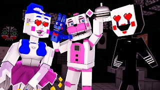 BALLORA amp PUPPET DOUBLE DATE Minecraft FNAF Sister Location Roleplay [upl. by Iahk]