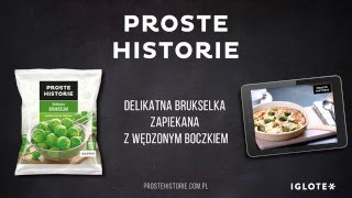 Delikatna brukselka zapiekana z wędzonym boczkiem Brukselka PROSTE HISTORIE [upl. by Nyltac]