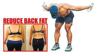 4 Best Exercises To Reduce Back Fat [upl. by Ahsitak]