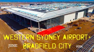 Western Sydney Airport and Bradfield City update Badgerys Creek Australia [upl. by Aisyram]