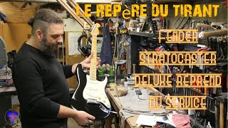 restauration dun Fender stratocaster Deluxe de 1993 partie 2 [upl. by Yerhcaz]