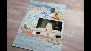 Tooth Fairy Visit  Scrapbook Process Video [upl. by Kaspar]