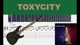 TOXICITY  systemofadown  GUITAR Tab  TUTORIALMastertabsBestFreeYoutubeMusic pop rock [upl. by Tychon]