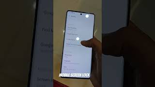 Mobile screen lock vivolock hiwtolocklock lockscreen pinlock shorts shortfeed [upl. by Piggy]