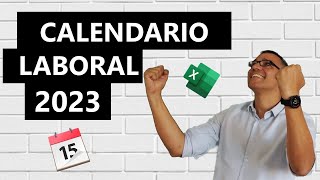 Calendario laboral 2023 en Excel [upl. by Evita586]