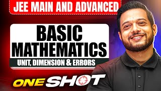 Manzil 2025 BASIC MATHEMATICS in One Shot All Concepts amp PYQs Covered  JEE Main amp Advanced [upl. by Hewart420]