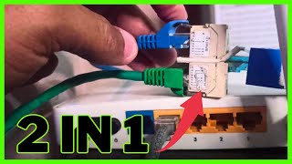 Learn now to connect two PCs with an Ethernet Splitter [upl. by Trutko]