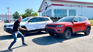 Jeep Cherokee Trailhawk vs Jeep Compass Trailhawk  What the other videos arent showing you [upl. by Schach]