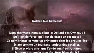 Dollard des Ormeaux  Blanche Lamontagne lu par Yvon Jean [upl. by Aronal]