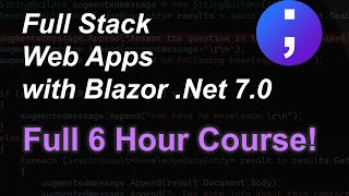 Full Stack Web Development with Blazor  Full 6 Hour Course [upl. by Ysnil285]