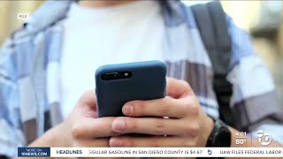 Newsom calls on all school districts to ban cell phones [upl. by Ellimac255]