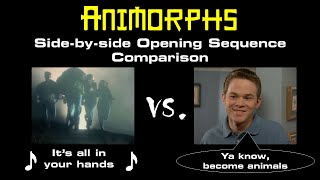 Animorphs Title Sequence Comparison [upl. by Merfe]