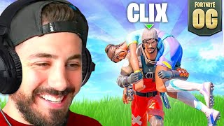 Getting carried by Clix in OG Fortnite [upl. by Ajnat]