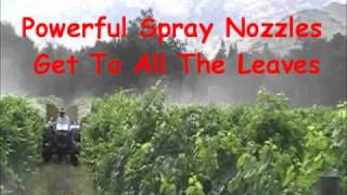 Airofan Tower Vineyard Sprayer [upl. by Eisus]