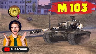 M103🔴WOT BLITZ🔴7300 DMG🔴1 VS 3🔴ACE TANKER🔴WOTB GAMEPLAY🔴WORLD OF TANKS BLITZ [upl. by Ursulette417]