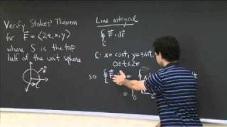 Stokes Theorem  MIT 1802SC Multivariable Calculus Fall 2010 [upl. by Ardnassac]