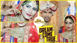 Mitegi Laxman Rekha  Vishesh amp Kanchan Aka Rahul Sharma amp Shivani Tomar Discuss Their Wedding Look [upl. by Lorrad]