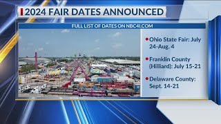 2024 Ohio county fair dates announced [upl. by Marka]