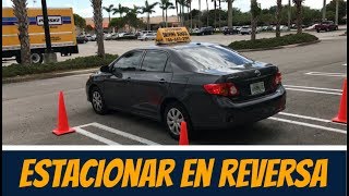 Como Parquear un Carro en Marcha AtrasComo Estacionar un Auto en Reversa [upl. by Einobe]