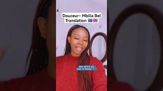 Douceur Mbilia Bel Translation 🇨🇩🇬🇧 mbiliabel douceur lingalalanguage lingala nakeinairobi [upl. by Mackler838]