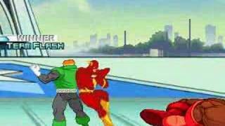 Green Lantern amp Flash vs Juggernaut [upl. by Idnew]