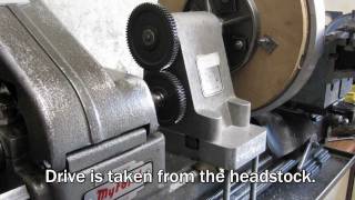 Turning 12 14quot on a Myford ML10 lathe [upl. by Pearlman401]