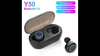 Y50 TWS Bluetooth Earbuds  Product Video [upl. by Marya204]