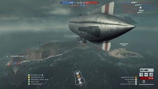 Battlefield 1 Hungary Ps4  HELIGOLAND BIGHT  Airship gameplay  Szabó Dávid [upl. by Arihay]